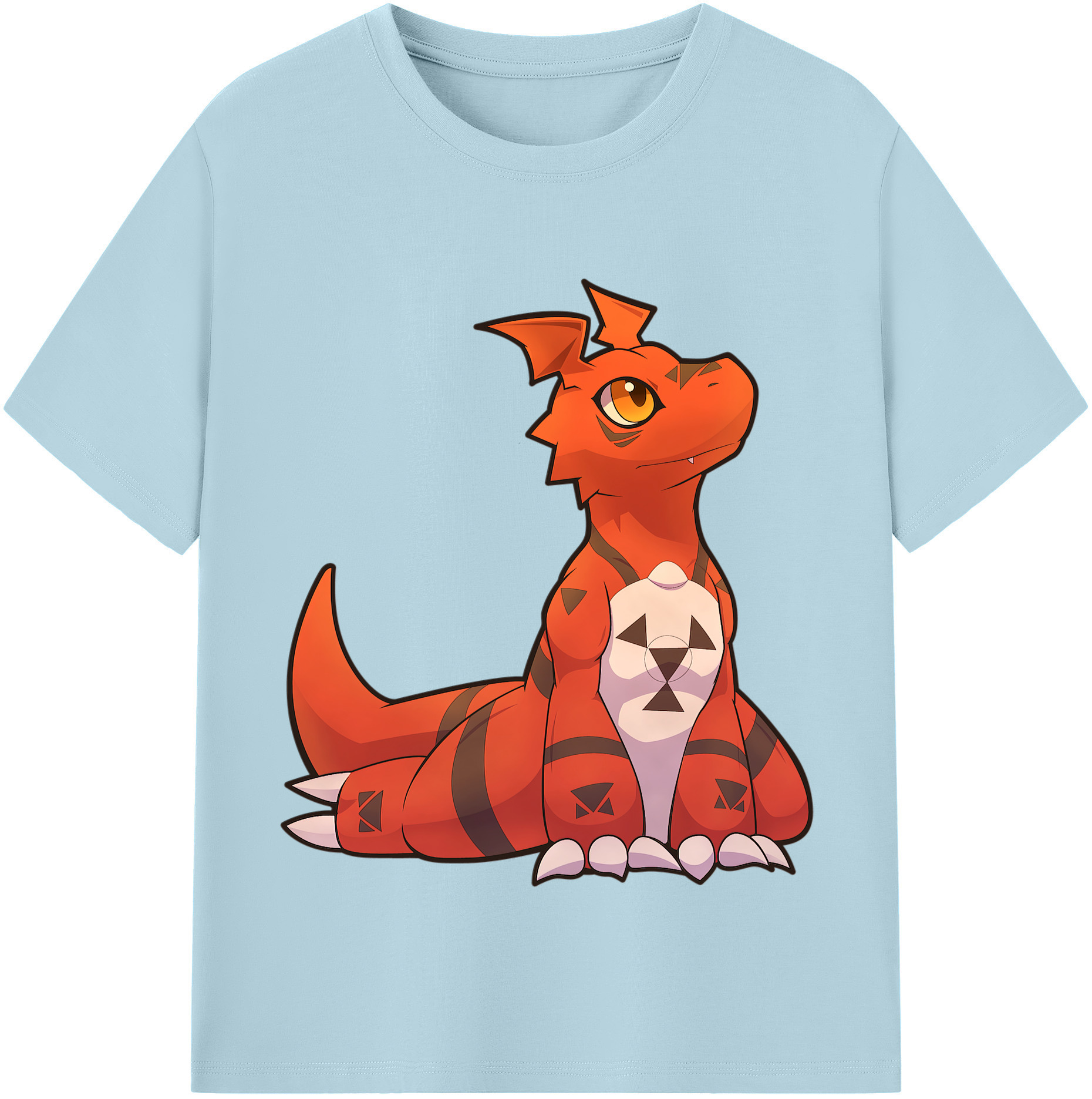 （画像用） Digimon デジタルモンスター/デジモン 綿100％半袖Tシャツ（フロントプリント）